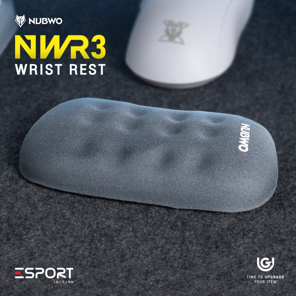 🎮 GAMING NUBWO NWR3 Wrist Rest แผ่นรองข้อมือ สำหรับเมาส์ ผลิตจากเมมโมรี่โฟม Anti-Slip ป้องกันการลื่นไถลขณะใช้งาน 003