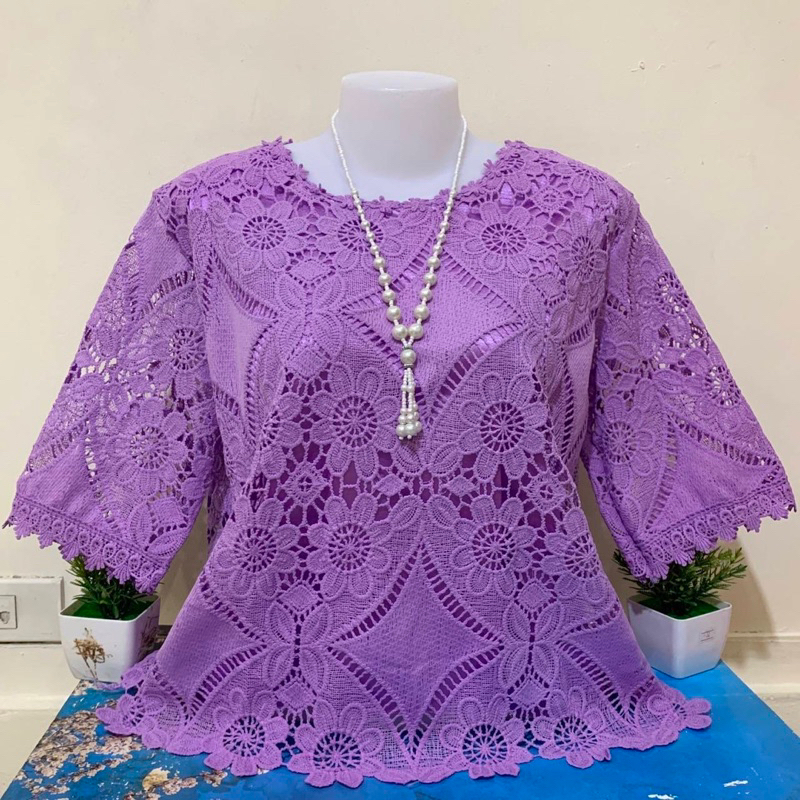 เสื้อลูกไม้อก44-48ผ้านิ่มใส่สบายมีซับในทั้งตัวจร้า