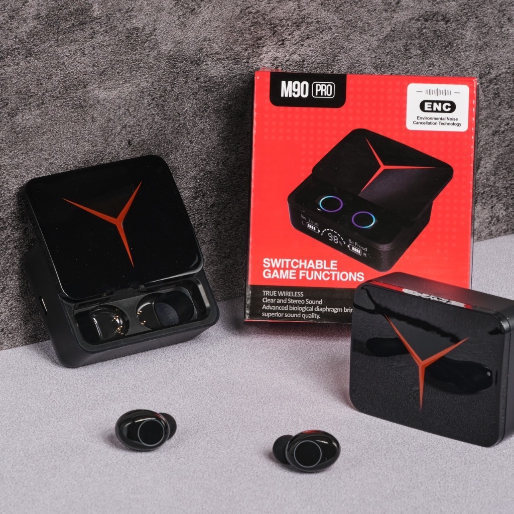 หูฟังไร้สาย M90 Pro (ฟรีของแถม 2 ชิ้น)