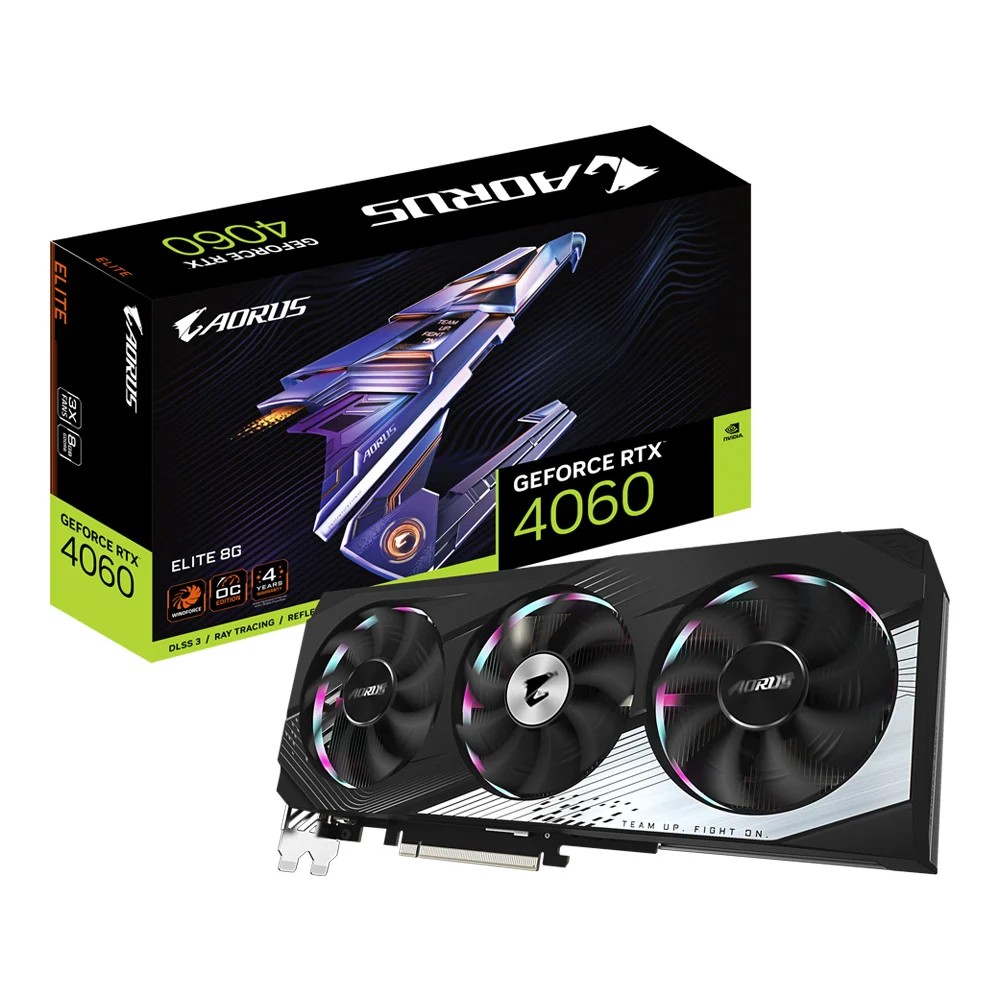 VIREST VGA GeForce RTX 4060 AORUS ELITE 8GB GIGABYTE