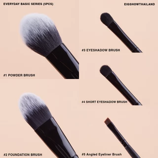 เซตแปรงแต่งหน้า 5 ชิ้น เหมาะสำหรับพกพา EIGSHOW - Everyday basic series (5PCS)