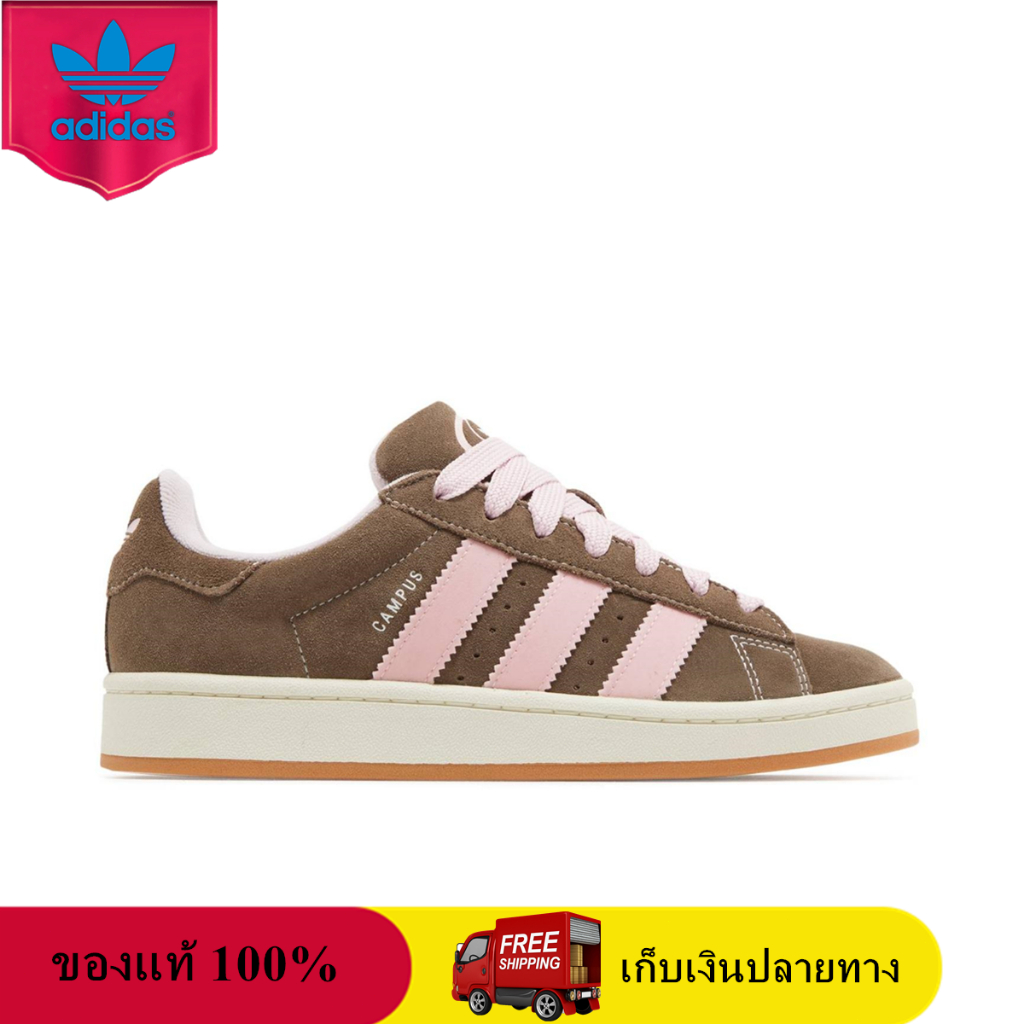 ของแท้ 100% adidas Campus 00s Dust Cargo Clear Pink HQ4569 Sneaker รองเท้าผู้ชายและผู้หญิง