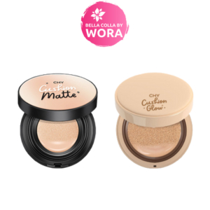 CHY cushion Matte คุชชั่น โฮยอน / Cushion glow ตลับ คุชชั่นโกล์วแบบตลับ มี 3 เฉดสี