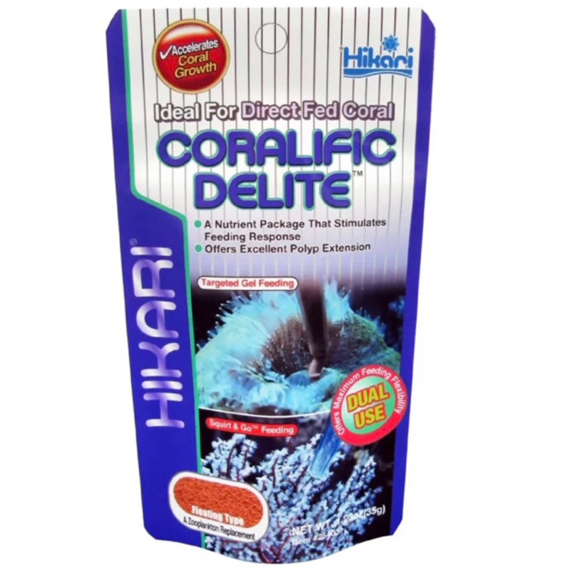 Hikari Marine Coralific Delite - อาหารปะการัง ฮิคาริ สำหรับเลี้ยงปะการังทุกประเภท(35g)