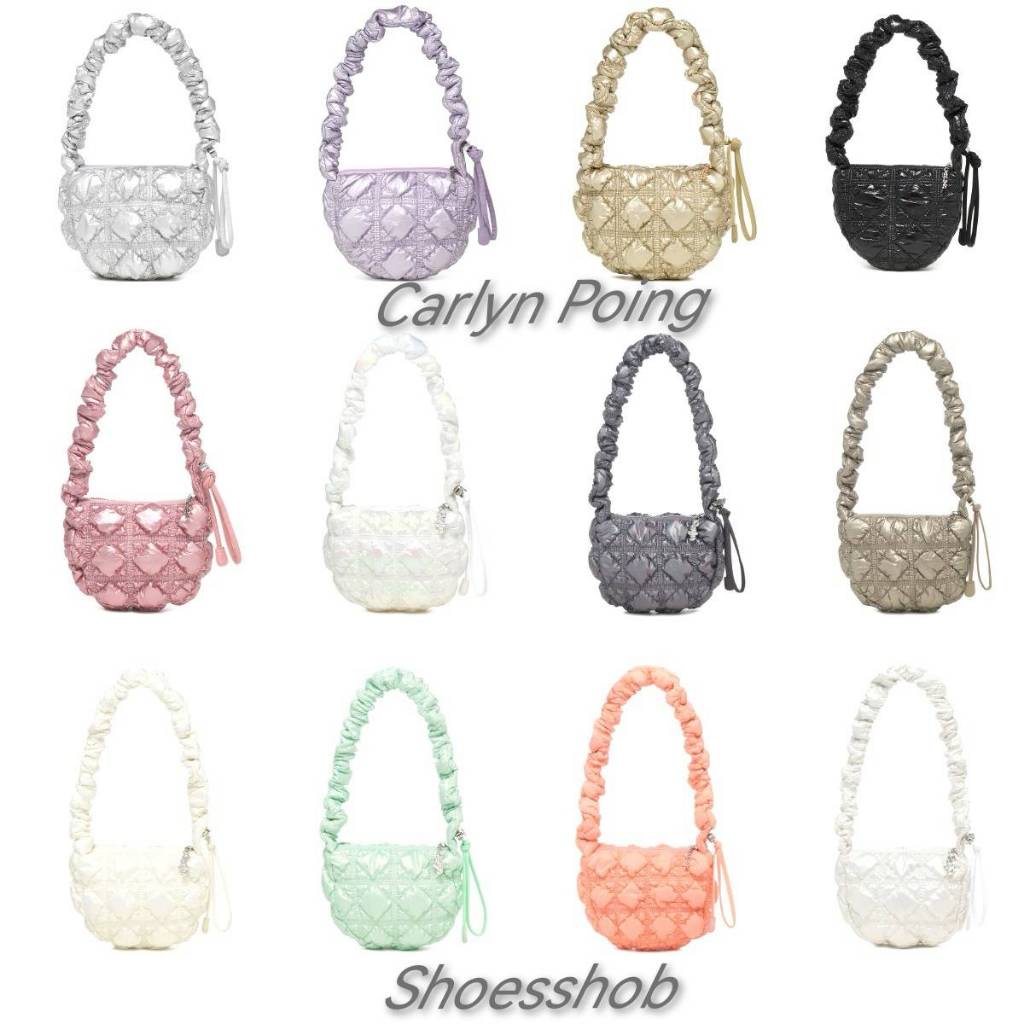 ของแท้ % Carlyn poing กระเป๋าสะพายใบเล็ก สายสะพายปรับความยาวได้ มีหลายรุ่น ป้ายแท็กเกาหลี