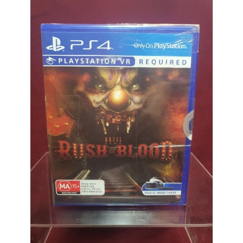 ps4 untill dawn rush of blood (playstation vr)