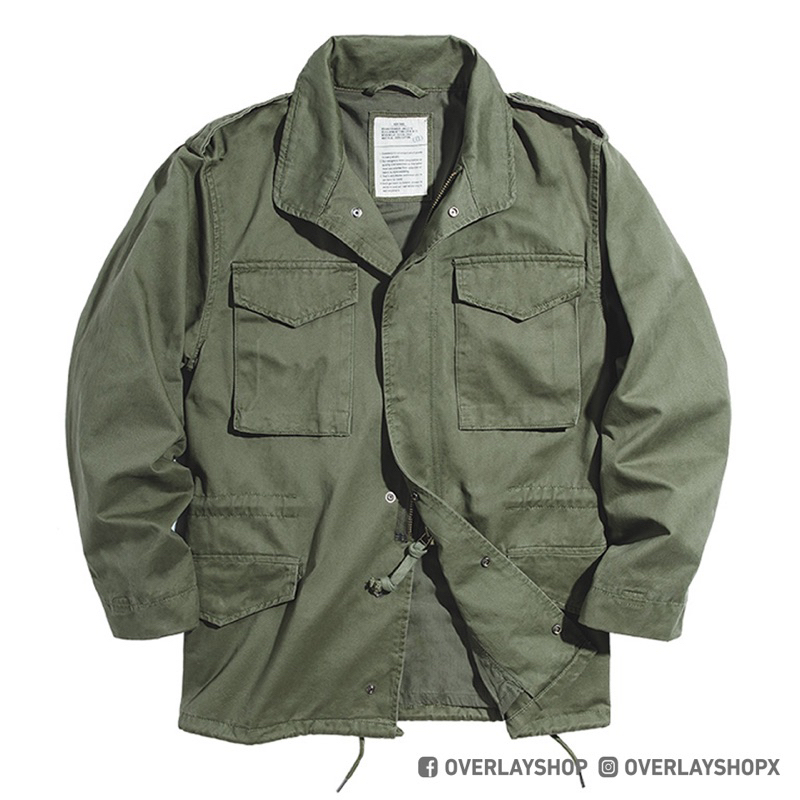 เสื้อแจ็คเก็ตแนววินเทจOverlay Shop