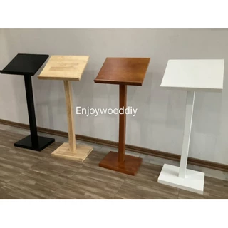 สแตนวางเมนู MENUSTAND WOOD เมนูสแตนไม้ ขาตั้งเมนู แท่นวางเมนูอาหาร ไม้ยางพารา งานคุณภาพดี ประกอบได้ วางเมนู A4 ได้2แผ่น