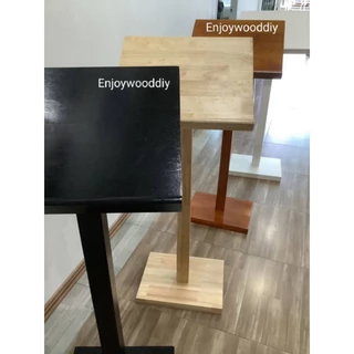 สแตนวางเมนู MENUSTAND WOOD เมนูสแตนไม้ ขาตั้งเมนู แท่นวางเมนูอาหาร ไม้ยางพารา งานคุณภาพดี ประกอบได้ วางเมนู A4 ได้2แผ่น