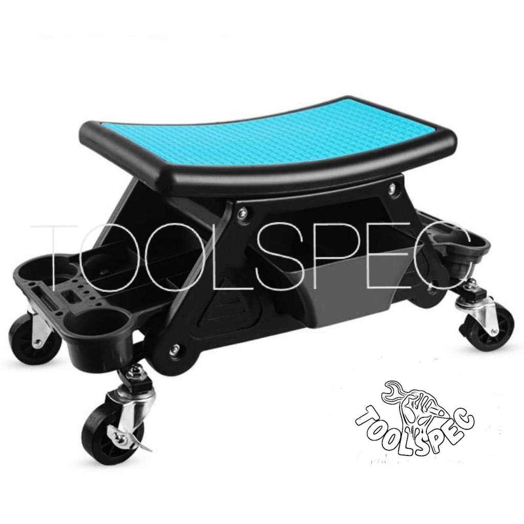 THAKITEC เก้าอี้ช่าง เก้าอี้ดีเทลลิ่ง พร้อมช่องใส่อุปกรณ์หลากหลายรูปแบบ Detailing Seat รับน้ำหนัก 136 KG.