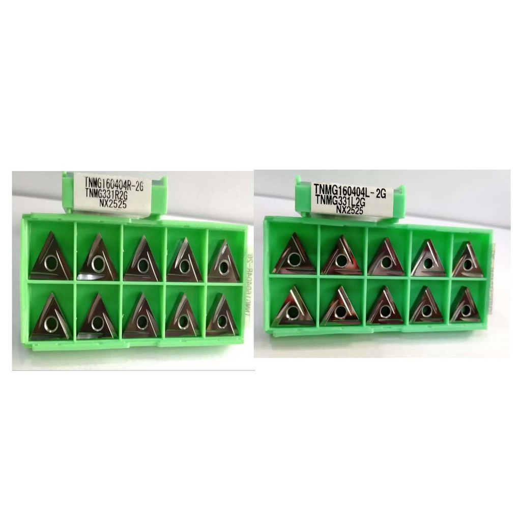 **พร้อมส่ง** เม็ดมีด อินเสิรฐ TNMG160404R/L-2G NX2525 ราคา ถูกที่สุด ดีลบีเคเค