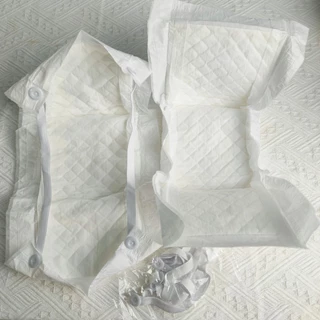 ผ้าอนามัยหลังคลอด ผ้าอนามัยแบบกระดุมยางยืด ฟรีไซส์ XL ใส่ดี ไม่ซึมเปื้อน Maternity Pads *อยู่ระหว่างเปลี่ยนแพคเกจ*