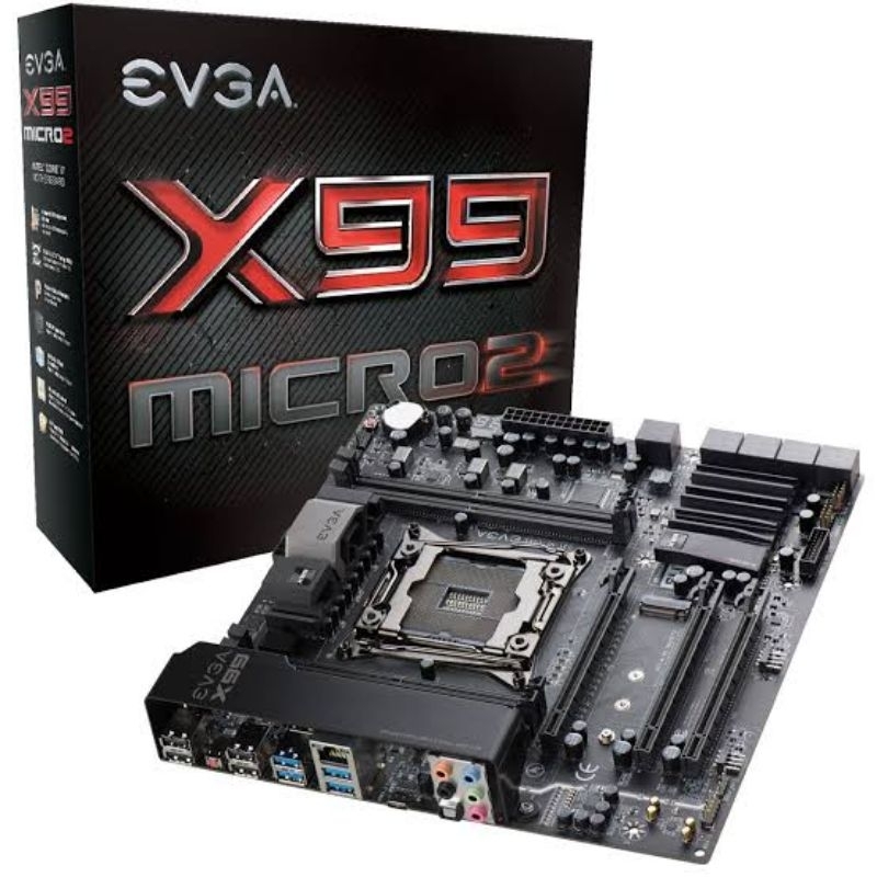 EVGA X99 Micro2 LGA2011-3 + i7-5820k แถม cpu Xeon อีก 4