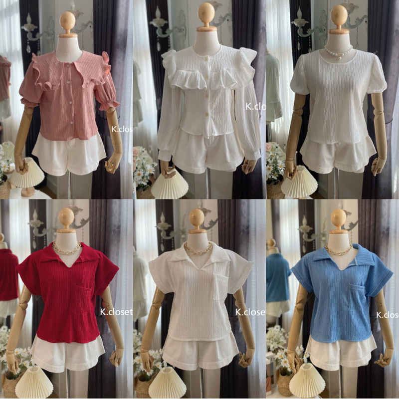 New in เสื้อยืดคอกลม แขนสั้นแขนยาว ผ้าท๊อฟฟี่ งานสวยราคาดีย์ค่า