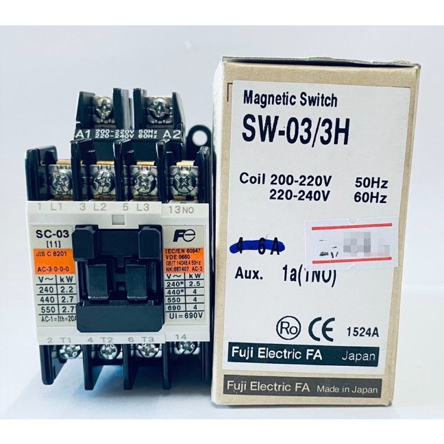 แมกเนติก​ Magnetic Contactor FUJI SC-03 220V