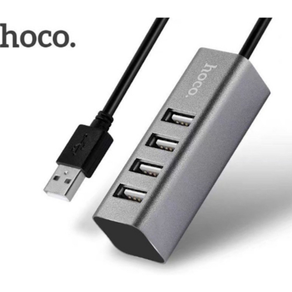 ที่แยกช่องUSB hoco HUB USB X4 usb2.0/4Ports HUBตัวเพิ่มช่องUSB