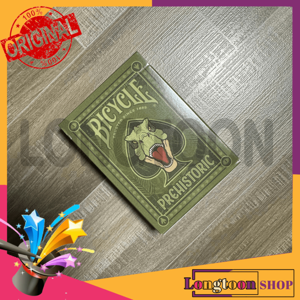 อุปกรณ์มายากล Bicycle Prehistoric Playing Cards