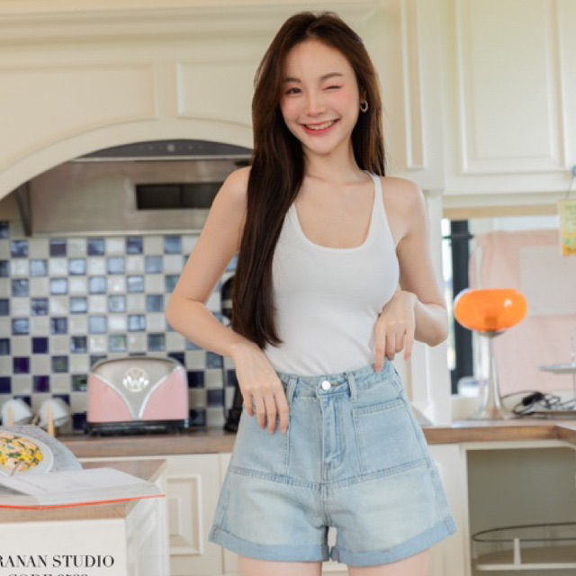 JS0522 ขาสั้นรุ่นใหม่