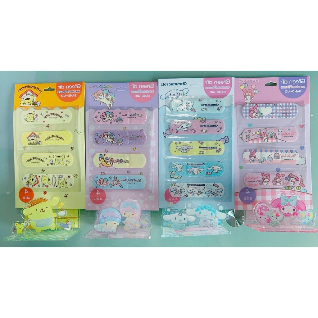 พลาสเตอร์ปิดแผล งานลิขสิทธิ์แท้ / 1 แพ๊ค 4 ชิ้น ราคาถูก Shopee Lazada