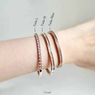 Orachat | Yada 14k bangle. (กำไลตัวเรือนสแตนเลส)