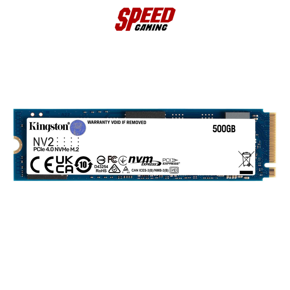 KINGSTON NV2 500 GB SSD (เอสเอสดี) PCIe 4/NVMe M.2 2280 (SNV2S/500G) / By Speed Gaming
