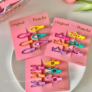 1 บาท พร้อมส่ง🎀กิ๊บติดผมหน้าม้า หวาน สไตล์เกาหลี เลือกลายได้ที่มีสีสัน มินิน่ารัก นักเรียนเด็ก1 ชิ้น-Krismile.th