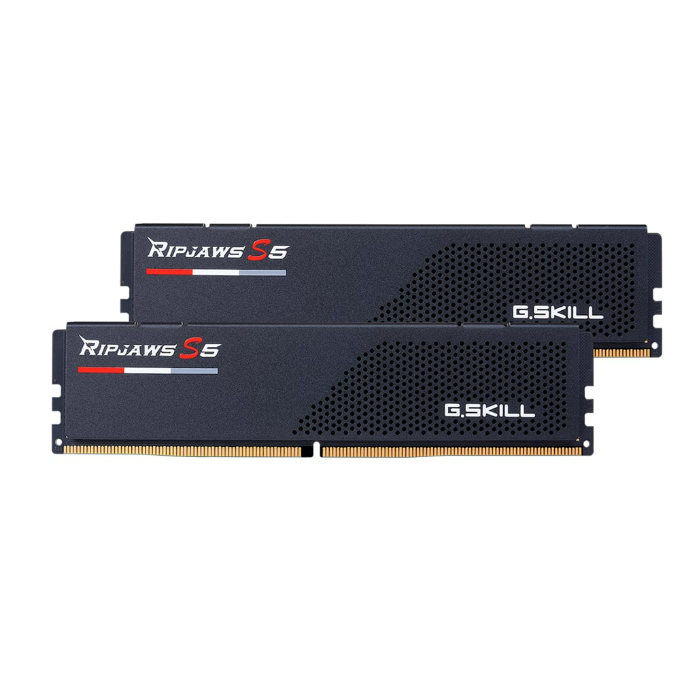 32GB (16GBx2) DDR5 5600MHz RAM (หน่วยความจำ) G.SKILL RIPJAWS S5 (INTEL XMP) (MATTE BLACK) (F5-5600J3636C16GX2-RS5K)