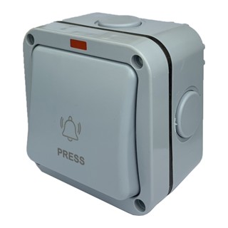 สวิทช์กดกันน้ำ กริ่งประตูกันน้ำ(Bell Push Switch - Weather P…