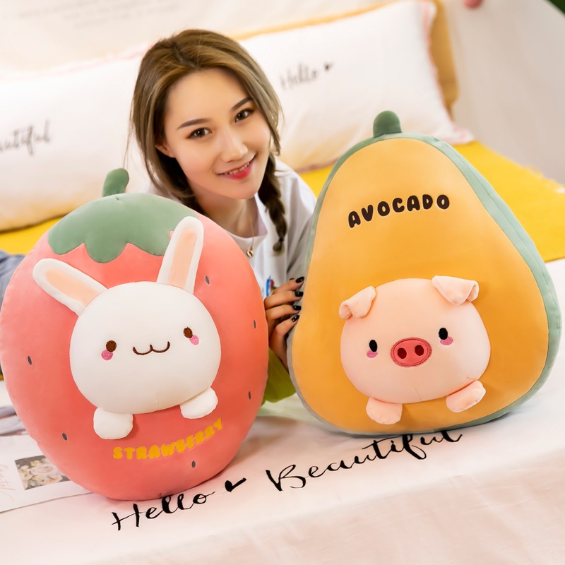 ของขวัญ หมอนผ้าห่ม ตุ๊กตา พร้อมผ้าห่ม ขนาด100*160 น้องกระต่าย น้องหมี หมูสตอ ไดโนเสาร์ น่ารัก น่ากอด น่าซื้อ พร้อมส่ง