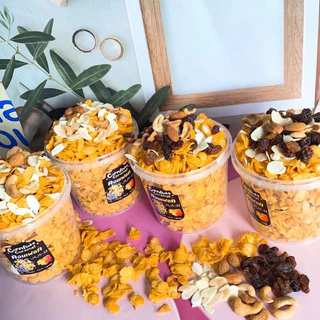 คอนเฟลกJaJah88 มีโปรหลายโปร 2 กระปุก 4 กระุปก | 1ถุง 200 g คอนเฟลกคาราเมล เนยแท้ 4 ธัญพืช