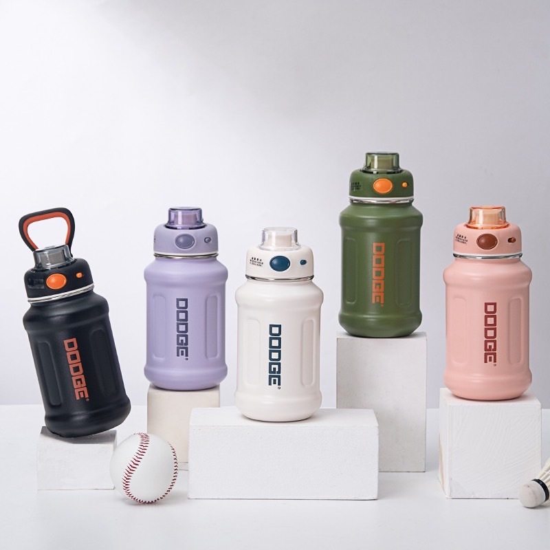 DODGE กระติกน้ำสแตนเลสเก็บคามร้อนเเละเย็น ขนาด 950ml.