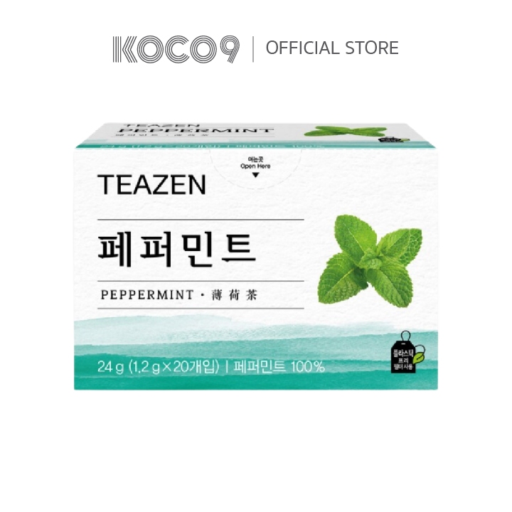 TEAZEN Peppermint Tea ชาเปปเปอร์มิ้นต์ [พร้อมส่ง ของแท้นำเข้าจากเกาหลี]