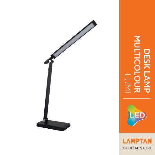 LAMPTAN โคมไฟอ่านหนังสือ LED DESK LAMP MULTICOLOUR LUMI 5W 5แสงใน1โคมพร้อมแสง Night Light