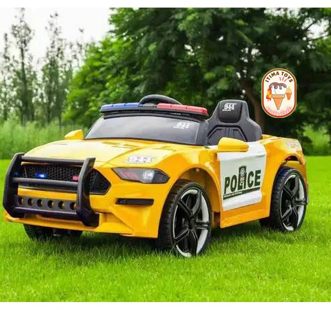 Itimtoys รถแบตเตอรี่เด็กเล่น รถไฟฟ้าเด็ก หน้ารถตำรวจสุดเท่ รุ่น 2046