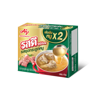 รสดีซุปก้อน ซุปกระดูกหมู 40กรัม x 12 กล่อง (แพ็ก)