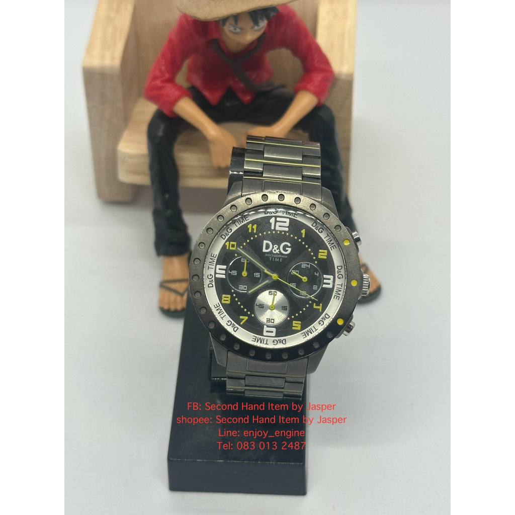 นาฬิกา D&amp;G Dolce and Gabbana Chronograph แท้ DW0193