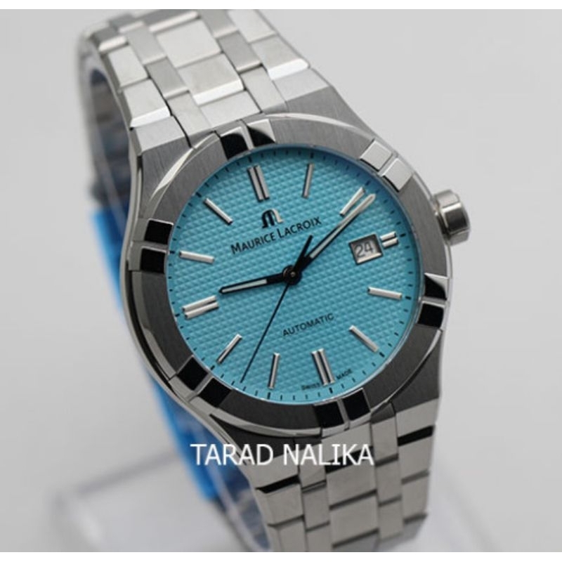นาฬิกา MAURICE LACROIX Aikon อัตโนมัติ AI6007-SS00F-431-C​ 39 mm. Blue limited edition