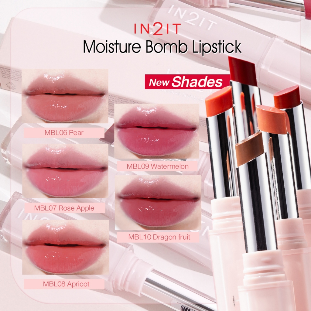 IN2IT Moisture Bomb Lipstick - ลิปปากฉ่ำ [MBL] - 5