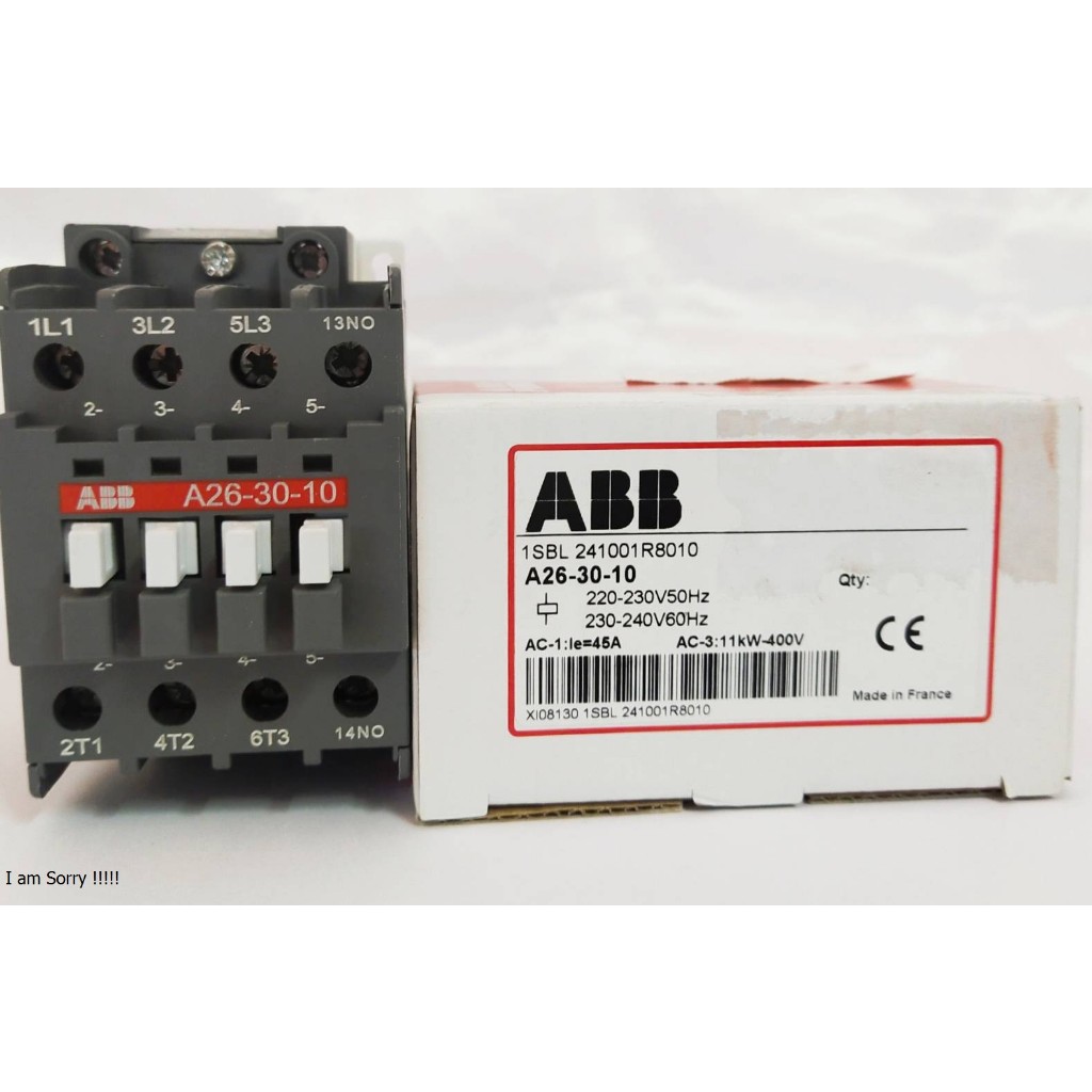 ABB Magnetic Contactor A26-30-10 220V