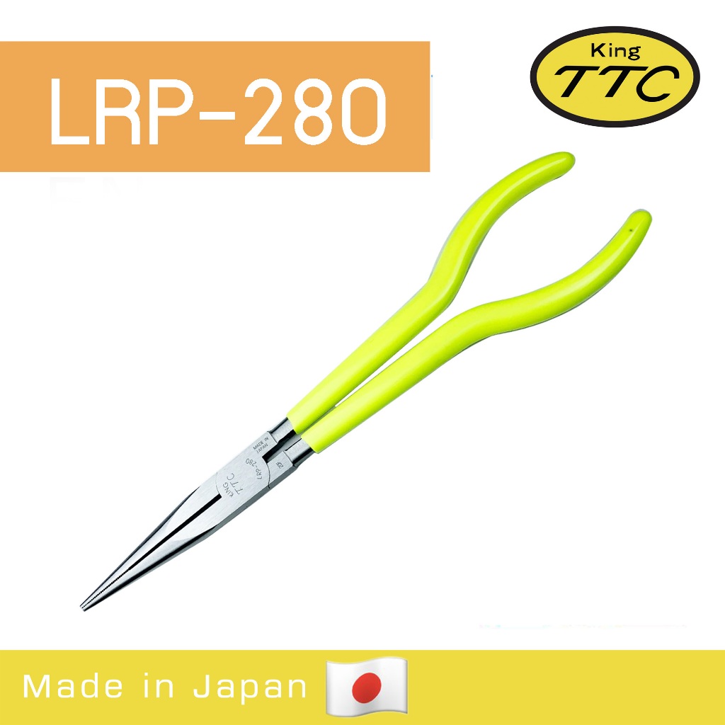 King TTC คีมปากแหลมคอยาว LRP