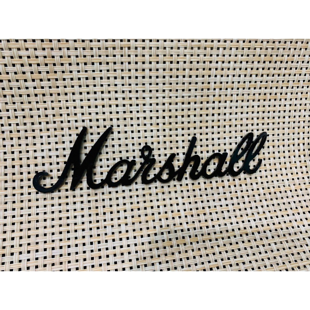 โลโก้ Marshall (เหมือนแท้) ติดตู้ลำโพง diy รูปที่ 8
