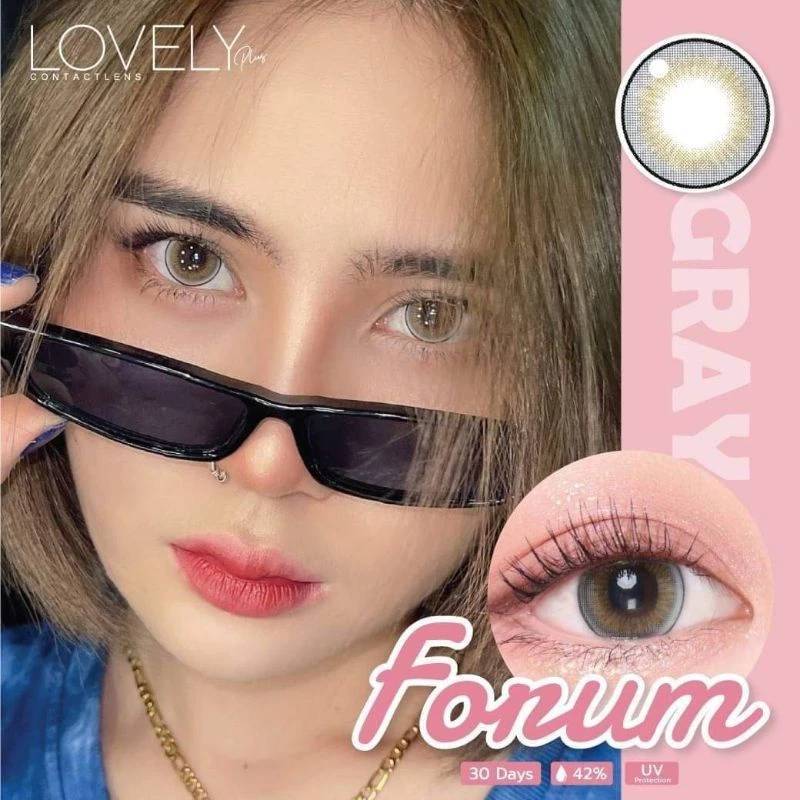 💋 มีค่าสายตา 💋 Lovelylens Forum /Anna  Gray Brown  💋 บิ๊กอาย สุดปัง คอนแทคเลนส์ รายเดือน มีอย แถมตลับฟรี เลนส์นิ่ม - รูปที่ 5