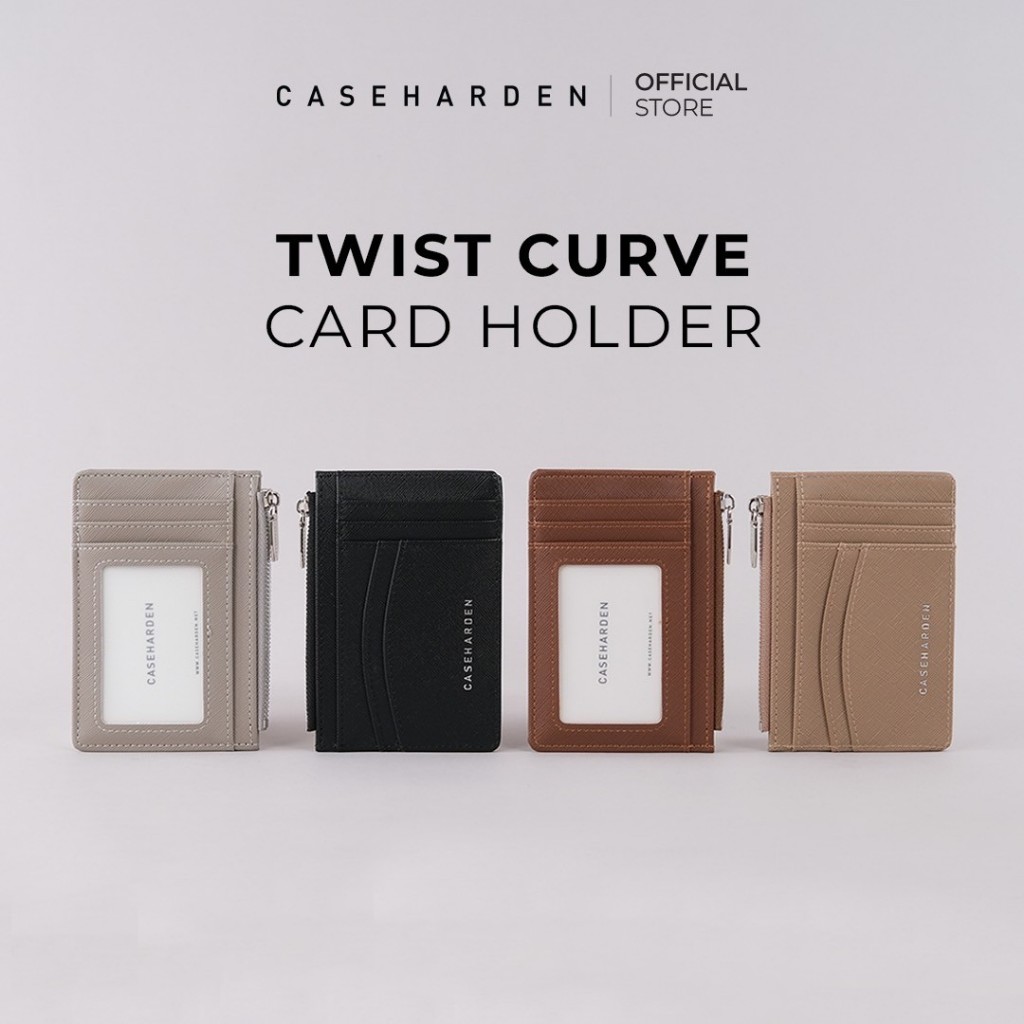 (ใช้โค้ด:10DDHBD12ลด49.-) Caseharden Twist Curve Card Holder กระเป๋าใส่บัตร กระเ