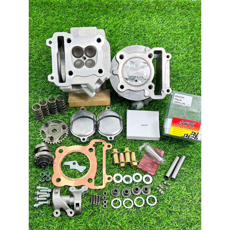 มีโอลูก59/4วาล์วลูกLHKสลัก15มิลฝาสูบวาว21-24ปลอกสูบใส่แคร้งเดิมได้เลยไม่ต้องขยายแคร้งใส่ชักเดิมถึงชั