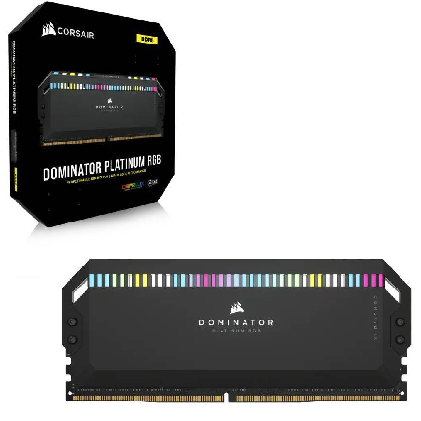 CORSAIR Dominator Platinum RGB CL36 32GB (16GBx2) DDR5 6200MHz