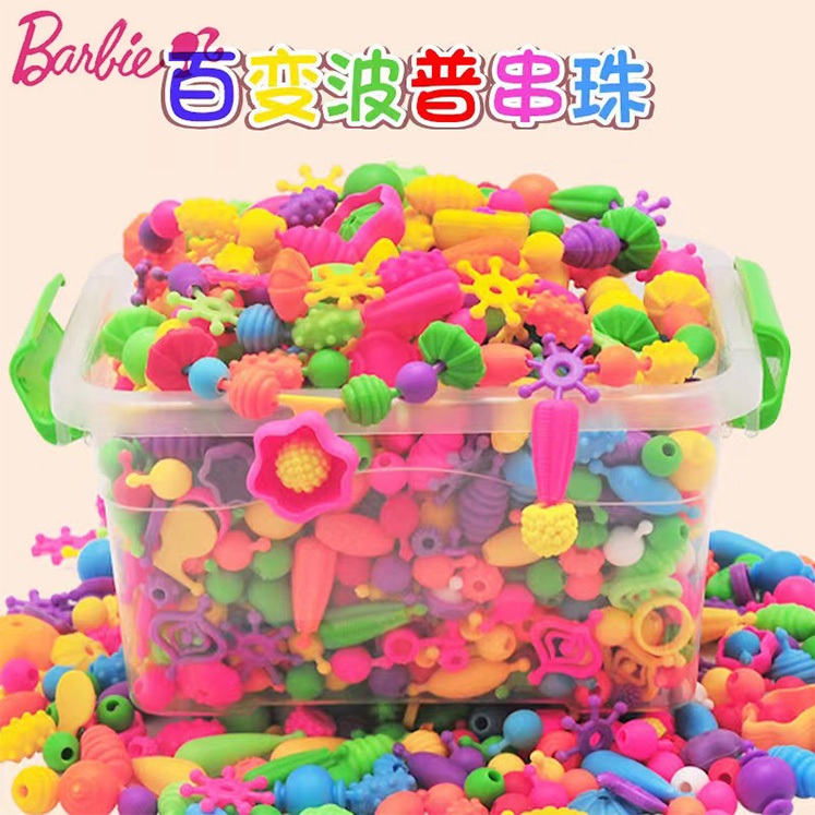 ลูกปัดป๊อป แฮนด์เมด ของเล่นเพื่อการศึกษา diy สร้อยคอ สร้อยข้อมือ ไร้สาย ของเล่น ของขวัญ สําหรับเด็กผู้หญิง อายุ 3-6 ปี