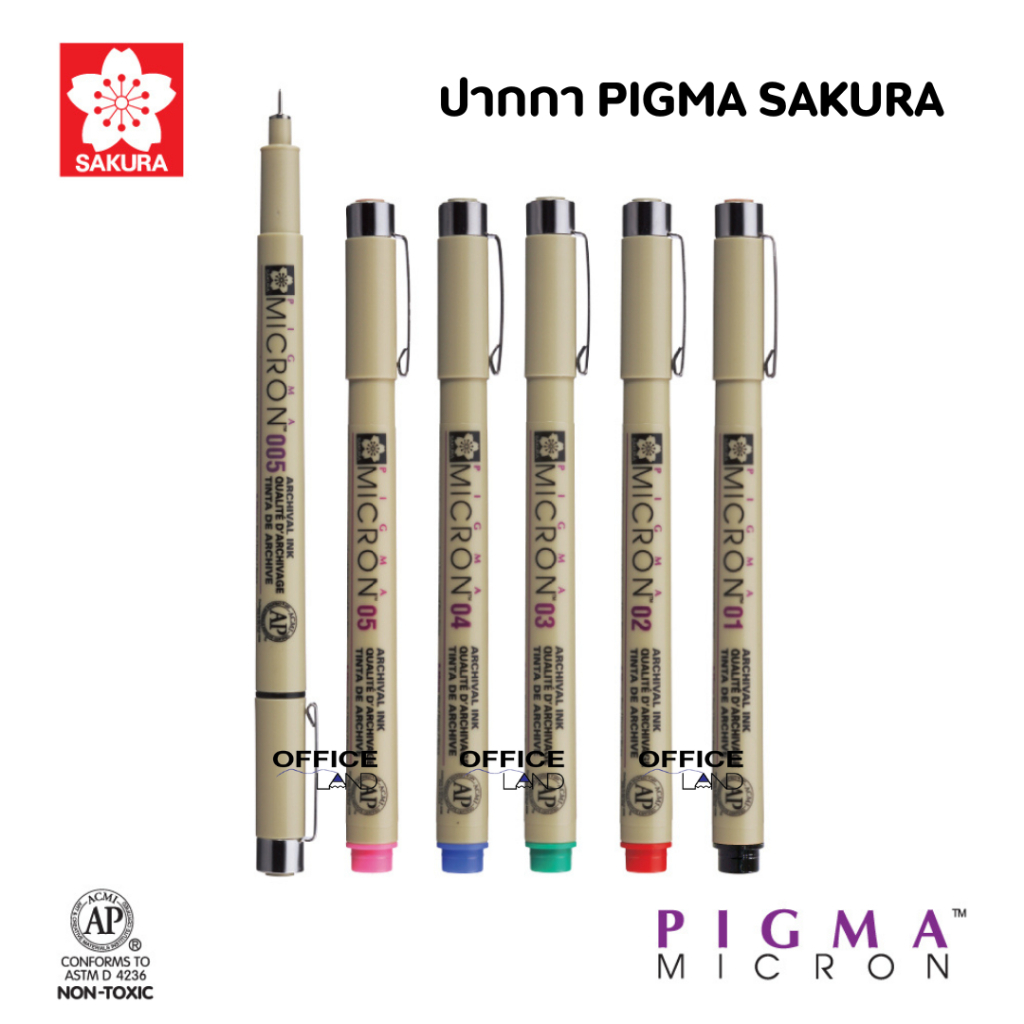ปากกาซากุระ PIGMA MICRON SAKURA