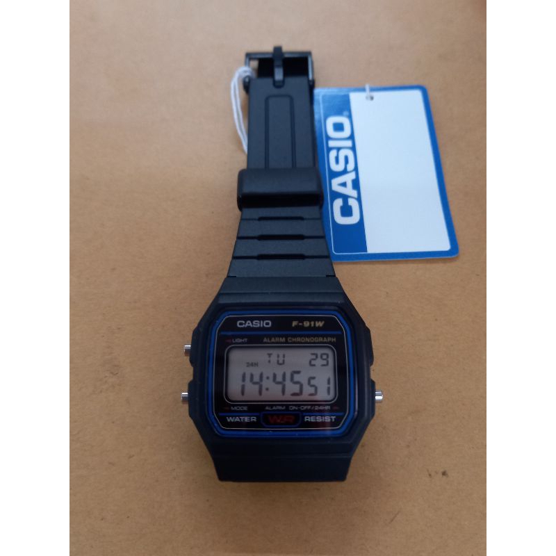 นาฬิกา​ข้อมือ ดิจิตอล #CASIO​ #F-91W-1DG