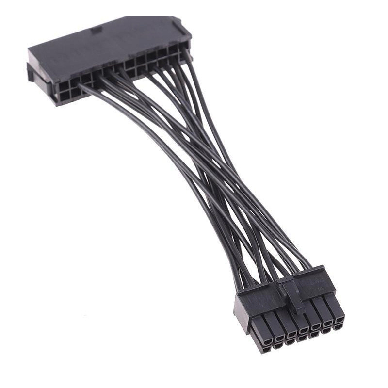 สายแปลงไฟเลี้ยงเมนบอร์ดจาก 14,12,10, Pin To 24 Pin PSUทั่วไปให้ใช้กับปลั้กเมนบอร์ด สายทองแดงแท้ 18AWG