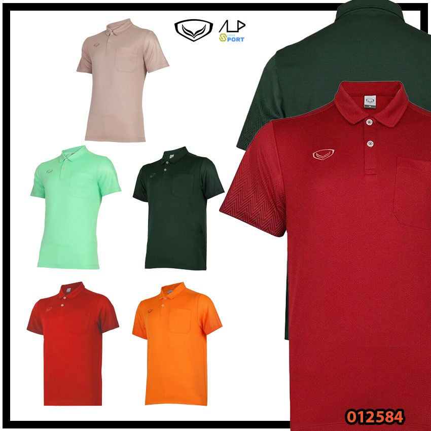 💥ลดโหดสูงสุด 1,000 บาท💥 GRAND SPORT 012584 เสื้อโปโลชาย แกรนด์สปอร์ต ชุด 2 แท้ 100%